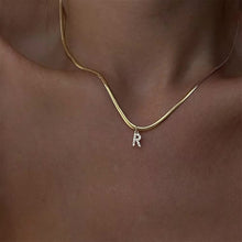 Load image into Gallery viewer, The Snake Initial Necklace