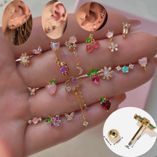 Load image into Gallery viewer, A Girl&#39;s World Stud Earrings