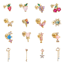 Load image into Gallery viewer, A Girl&#39;s World Stud Earrings