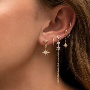 The Stellar Semicircle Earrings