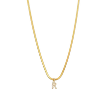 Load image into Gallery viewer, The Snake Initial Necklace