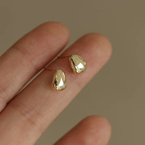 Teardrop Stud Earrings