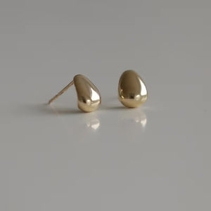 Teardrop Stud Earrings